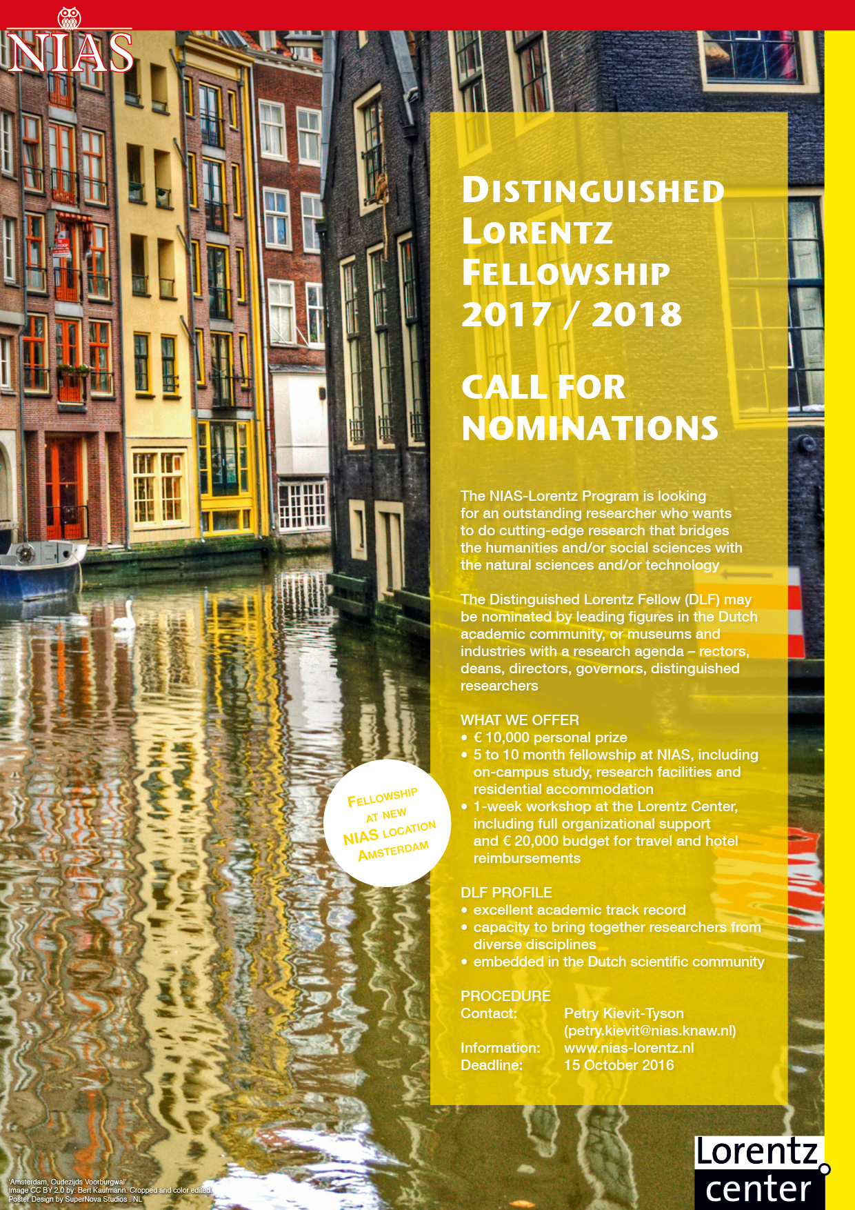 Distinguished Lorentz Fellow NIAS